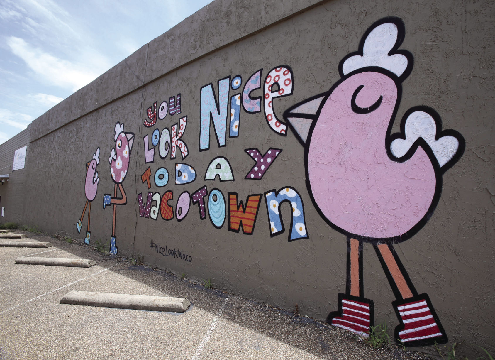 Patrick's Dry Cleaners mural